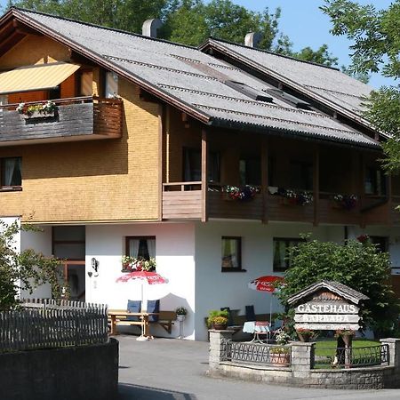 Gaestehaus-Pension Barbara Andelsbuch Exteriér fotografie